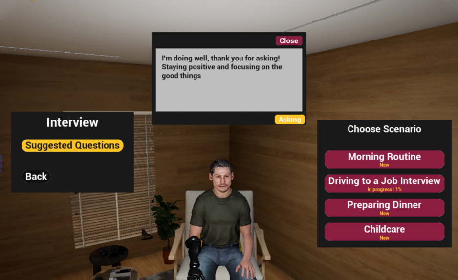 Interview Room Screenshot