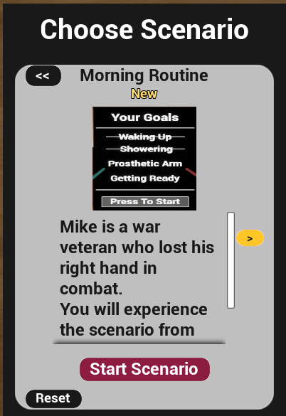 Scenario Details Screenshot